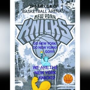 NEW YORK KNICKS 8.5x11 ULTRA GLOSSY COLOR ART BASKETBALL WALL/LOCKER POSTER!🔥